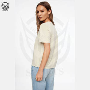 T-shirt de fitness en plein air à manches courtes avec logo personnalisé de qualité supérieure pour hommes 100% coton tissé - Product Image 4