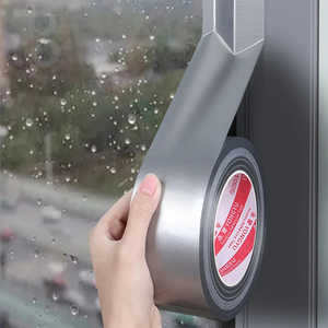 Ruban adhésif polyvalent gris argenté super résistant et imperméable pour murs, plastiques, verre, bois, métal - Product Image 1