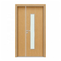Porte principale en alliage d'aluminium PSL OEM à ouverture battante, ignifugée, avec échantillon de couleur, pour projets de construction de villas et entrepreneurs