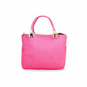 Pour rose P36135 sac à main formel strass de luxe et pochette en métal pour mariages fêtes et soirées avec décoration de chaîne - Product Image 1