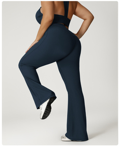 Nueva llegada Conjuntos de yoga Mujeres gordas Ropa activa de gran tamaño con logotipo personalizado de bajo precio - Product Image 3