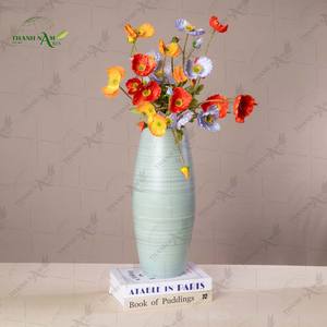 Vase de table en bambou enroulé personnalisable fait à la main - Matériel naturel écologique et décoration durable par Thanh Nam Arts JSC - Product Image 5