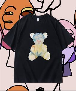 Camisetas personalizadas para hombre de algodón puro de manga corta de punto de tela suave transpirable OEM verano Casual moda Topwear - Product Image 3