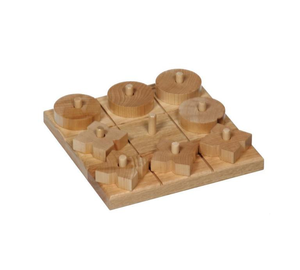 Gỗ Tic Tac Toe trò chơi hội đồng quản trị vui vẻ chiến lược Tic Tac Toe trò chơi hội đồng quản trị đơn giản với OX miếng với giá cả phải chăng sản xuất tại Ấn Độ - Product Image 2