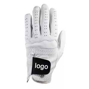 Premium Quality Men's Golf Gloves Customizable Logo Embroidered <b>Hand</b> <b>Grips</b> Sheepskin Leather Weather Resistant - Product Image 6