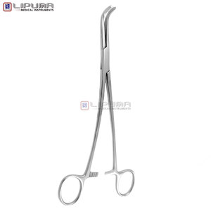 Abrazadera de conducto de agallas gris de 22,0 cm de alta calidad S 1x2 dientes abrazadera quirúrgica Manual duradera agarre seguro para instrumentos médicos MEOL - Product Image 6