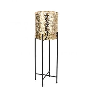 Silver and Black Metal <b>Planters</b> and Plants <b>Large</b> Enamel Pot With Stand Wholesale Garden Supplies Garden Pots and <b>Planters</b> stands - Product Image 6