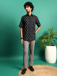 High Quality Men's <b>Shirt</b> Formal Casual Short Sleeve Slim Garment Dyed Breathable Eco-Friendly Polyester Daily Wear Use Worldwide - Product Image 5