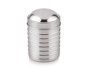 Recipiente para Alimentos Secos de Acero Inoxidable de Grado Alimenticio, Cuerpo Acanalado, Bote para Especias para Uso en la Cocina - Product Image 2