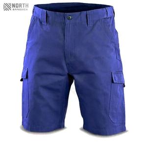 Shorts cargo en toile pour homme 2025, taille élastique, logo personnalisé, décontracté d'été, ample, sport de plein air, séchage rapide, fermeture à cordon - Product Image 3