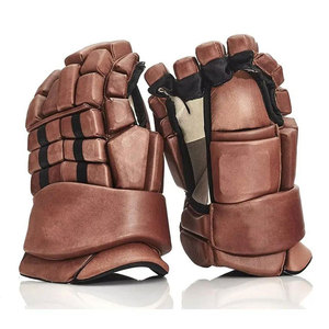 Gants de lacrosse de sport légers en cuir de haute qualité, protection UV, sangle de poignet réglable, couleurs personnalisées, lisses - Product Image 1