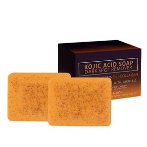 Jabón Artesanal 100% Natural para Cara y Cuerpo, Jabón Aclarante con Cúrcuma y Ácido Kójico - Product Image 3