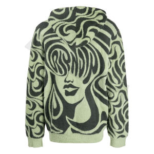 Fabricant de vêtements Streetwear 3D Puff sérigraphié Polyester/Nylon sweat à capuche zippé en mousse personnalisée pour l'hiver - Product Image 2