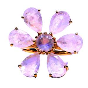 แหวนทองคำขาวชุบทองสำหรับงานแต่งงานสไตล์คลาสสิกสีรุ้ง925 - Product Image 3