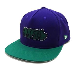 Casquette personnalisée violette et verte avec logo brodé en 3D Streetwear casquette réglable pour promotion casquette structurée OEM du Vietnam - Product Image 1
