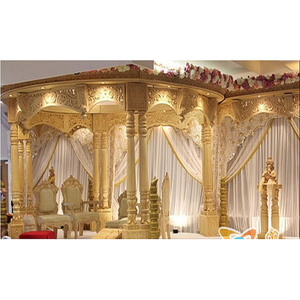 Mandap tradicional de doble pilar para boda, decoración de boda india, Reino Unido, Mastani - Product Image 1