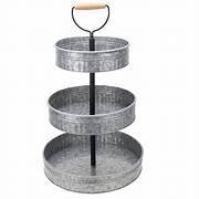 แท่นวางเค้กโลหะสีเงิน2ชั้นสำหรับใส่ขนมหวานคัพเค้กขนมลูกกวาดสำหรับงานเลี้ยงวันเกิดงานแต่งงาน - Product Image 4