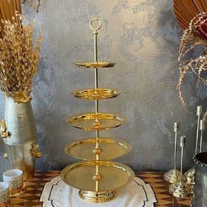 Soporte para Tartas moderno hecho a mano con diseño personalizado Utensilios de cocina de metal Premium Exportados desde la India por MSR Overseas - Product Image 3