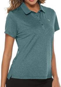 เสื้อโปโลผ้าเรียบสำหรับผู้หญิงเสื้อโปโลสำหรับใส่สบายและมีสไตล์ในชีวิตประจำวัน - Product Image 3
