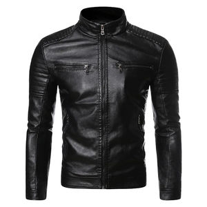 Chaqueta con letras universitarias personalizada para hombre, tela de lona cortavientos de invierno de satén de béisbol de cuero auténtico - Product Image 1