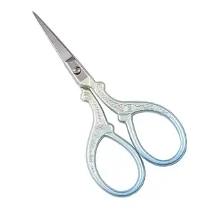 High quality Fancy Embroidery Scissors With Sharp Stainless Steel Fine Pointed Blades Sewing Embroidery Scissors