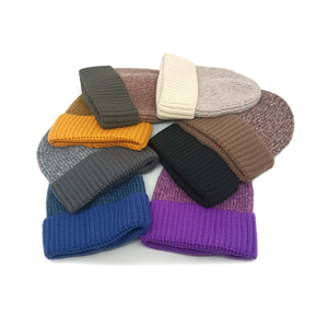 Otoño 2025, gorro informal para hombre, gorro grueso de algodón alto, transpirable, cálido, cúpula, colores surtidos, estampado, Gorra de moda de invierno - Product Image 1