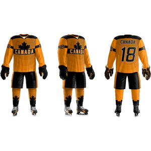 Top Sale High Quality Professional <b>Laced</b> <b>Collar</b> Sublimated Custom Uniform Youth Ice Hockey Jerseys Breathable Team Apparel Wear - Product Image 5