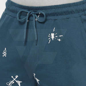 Vente à chaud Short de course pour hommes personnalisé 6XL taille solide numérique toile tricoté coton taille élastique Gym tenue décontracté en vente - Product Image 6