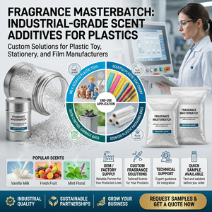 Masterbatch Eliminador de Olores para Gránulos de Plástico Reciclado, Desodorante Fuerte, Aditivo Aromatizado para PE y PP, para Reciclaje de Residuos - Product Image 1