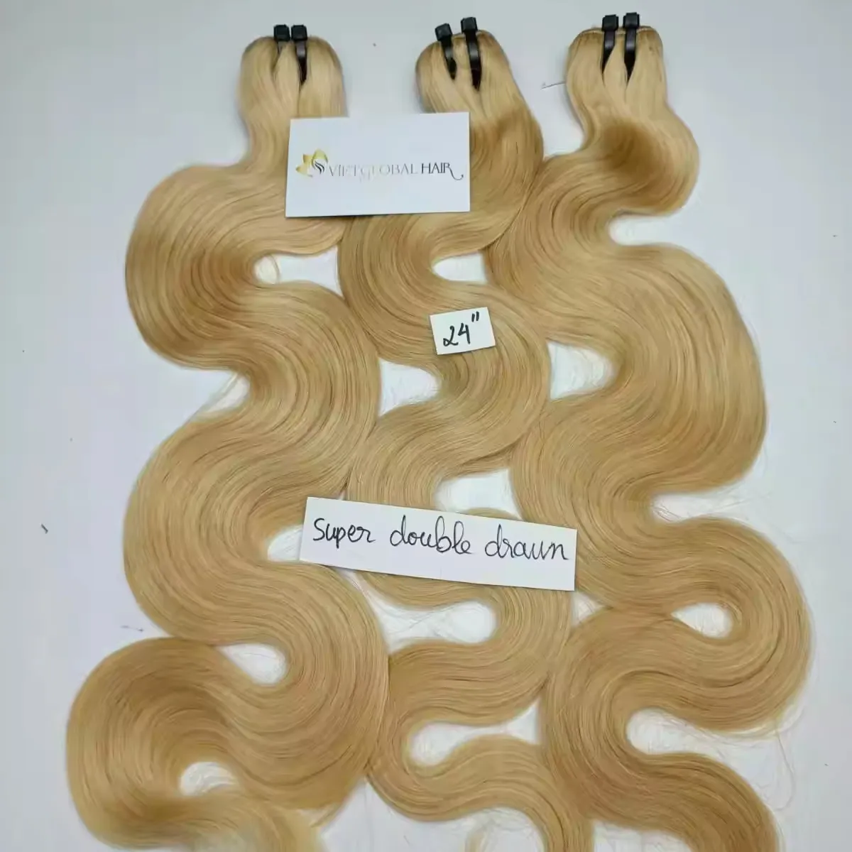 New Product Body Wave Weft Hair 100% Raw Vietnamese Human Hair Full Color Full Size Double Drawn Hair Made In Vietnam