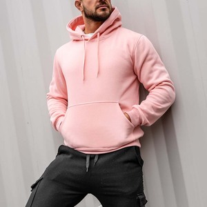 Sudadera con capucha térmica suave cómoda de tamaño al por mayor amarilla para hombre logotipo personalizado - Product Image 6