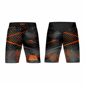 Pantalones cortos de MMA OEM con gráficos sublimados 2025 Ajuste atlético de alta calidad para Sparring Grappling y sesiones de artes marciales - Product Image 3