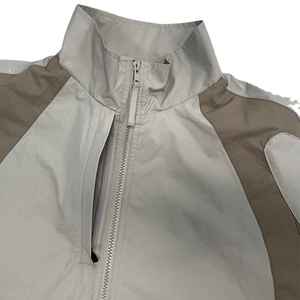 Venta al por mayor con capucha de algodón sólido polar chándal de manga larga con cremallera chaqueta de los hombres rompevientos 2026 - Product Image 2