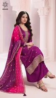 Nouvelle robe de fête élégante en coton imprimé double face Lehenga Choli, séchage rapide, pour femmes musulmanes, style indien pakistanais, collection printemps