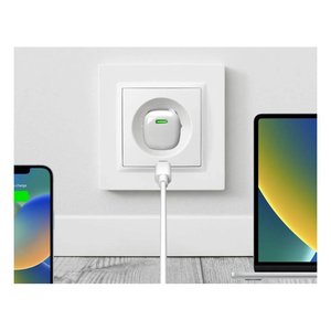 Cable de Carga USB Tipo-C MINIPRO 30W GaN Power Delivery Blanco PUFCMTCUSBC30WGWHI - Product Image 2