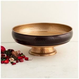 Tazón de servir hecho a mano de aluminio para la mesa de comedor de la cocina, para servir comida y presentar ensaladas - Product Image 6