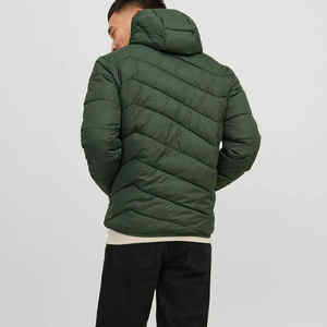 เสื้อแจ็กเก็ตขนปลาปักเป้าแฟชั่นสำหรับผู้ชายมาใหม่เสื้อโค้ทผ้าฝ้ายกันลมและหนาไซส์พิเศษ - Product Image 6