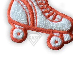 Parches de bordado de chenilla personalizados de alta calidad, parches bordados de flores a máquina de nuevo estilo de gran tamaño - Product Image 6