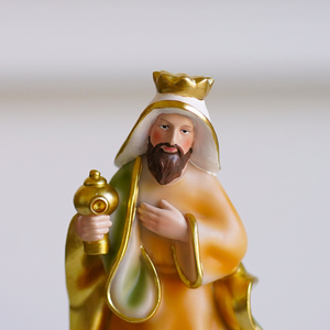 Bộ tượng Chúa hài đồng Giáng sinh 11 món/bộ, đồ trang trí tôn giáo, quà tặng Kitô giáo, đồ thủ công bằng nhựa resin - Product Image 5