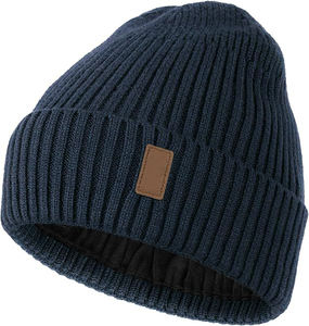 Obtenez des bonnets d'hiver en mohair tricotés jacquard personnalisés avec nœuds, obtenez des bonnets à revers avec logo personnalisé pour unisexe, mode, saison froide, extérieur - Product Image 4