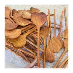 Cuchara de madera de mango largo natural-Cuchara de madera Premium para té de hierbas, leche, jugo, gelatina-Ideal para pedidos a granel - Product Image 5