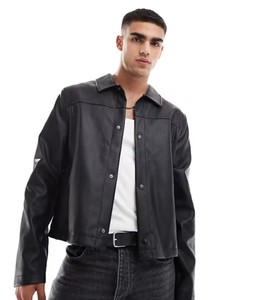 2025 Newly Design Custom Breathable <b>Man</b> Winter <b>Jacket</b> Faux <b>Suede</b> Leather <b>Jacket</b> for <b>Man</b> Windproof Leather <b>Jacket</b> Thermal Liner - Product Image 5