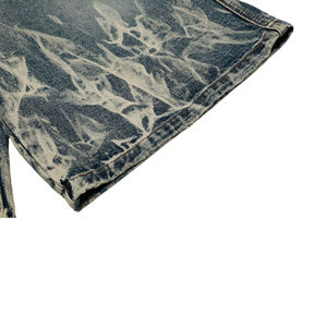 Pantalones cortos de mezclilla para hombre de calle alta, ropa de calle informal suelta, Hip Hop, transpirable, a prueba de viento, secado rápido, Color personalizado, 100% algodón - Product Image 3