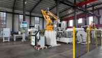 Bras robotique portable Cobot Palettiseur 6 axes, robot de palettisation personnalisé avec fonction de levage pour les systèmes d'emballage de cartons