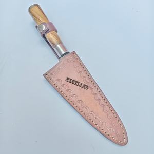 Venta caliente profesional 8 pulgadas Chef cuchillo hecho a mano Premium japonés Damasco acero carbono acero mango de madera cuchillos de cocina - Product Image 5