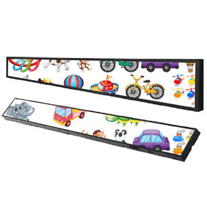 23.1 "affichage de bord d'étagère publicitaire LCD lecteur de publicité numérique Ultra large étiré pour supermarché centre commercial magasin de détail - Product Image 1