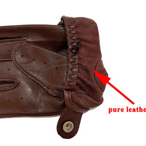 High Quality Custom Design Leather Eco-Friendly Keeping <b>Warm</b> Winter <b>Gloves</b> New Wholesale Casual Plain Style - Product Image 5