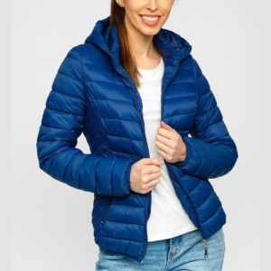 Chaquetas de calle Suministro al por mayor Cierre de cremallera Chaquetas de invierno para mujer Fabricante B2B Chaquetas acolchadas con capucha para mujer - Product Image 2