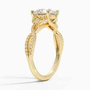 Timeless 925 <b>Silver</b> Classic <b>Solitaire</b> Engagement <b>Ring</b> Round Moissanite Diamond in Brilliant Sparkle for Women for Wedding <b>Ring</b> - Product Image 3