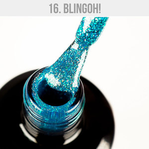 ¡UV LED Glitter Gel Polish Color-Hecho en EU - CPNP - Blue - Gel Polish BlingOh! 16 - 12 ml-Uñas místicas - Product Image 2